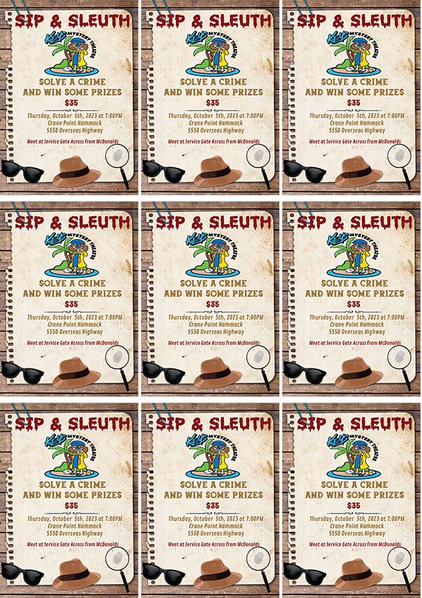 Sip Sleuth 2023 Ticket